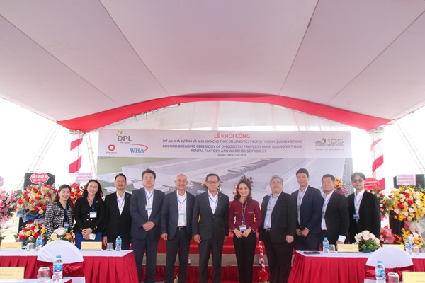 Khởi công dự án DH Logistics Property Việt Nam, Khu công nghiệp Minh Quang, tỉnh Hưng Yên