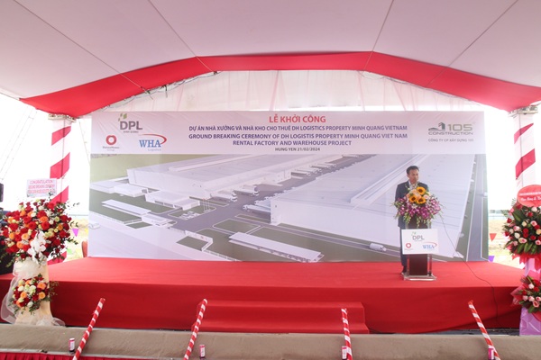 Khởi công dự án DH Logistics Property Việt Nam, Khu công nghiệp Minh Quang, tỉnh Hưng Yên