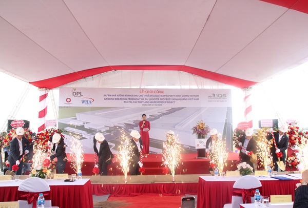 Khởi công dự án DH Logistics Property Việt Nam, Khu công nghiệp Minh Quang, tỉnh Hưng Yên