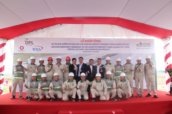 Khởi công dự án DH Logistics Property Việt Nam, Khu công nghiệp Minh Quang, tỉnh Hưng Yên