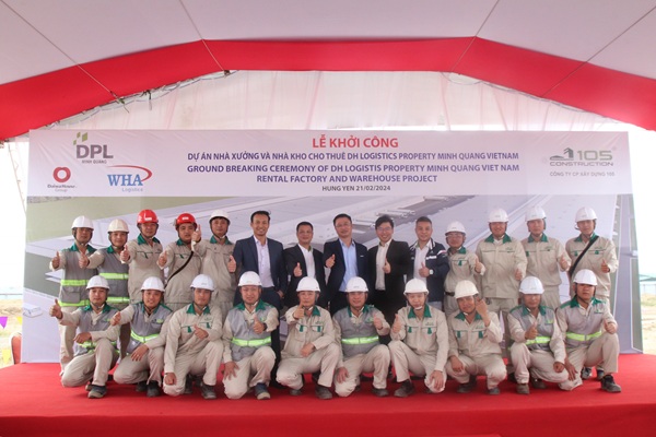 Khởi công dự án DH Logistics Property Việt Nam, Khu công nghiệp Minh Quang, tỉnh Hưng Yên