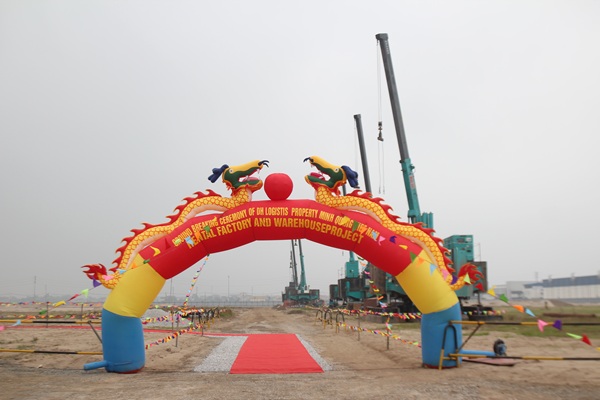 Khởi công dự án DH Logistics Property Việt Nam, Khu công nghiệp Minh Quang, tỉnh Hưng Yên