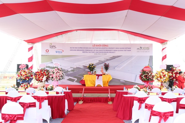 Khởi công dự án DH Logistics Property Việt Nam, Khu công nghiệp Minh Quang, tỉnh Hưng Yên