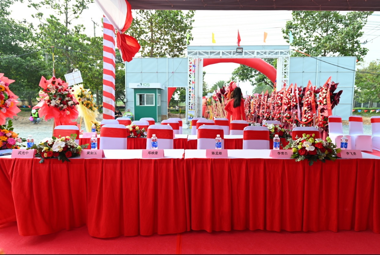  Động thổ dự án Ravo Việt Nam, Khu công nghiệp Phước Đông, tỉnh Tây Ninh