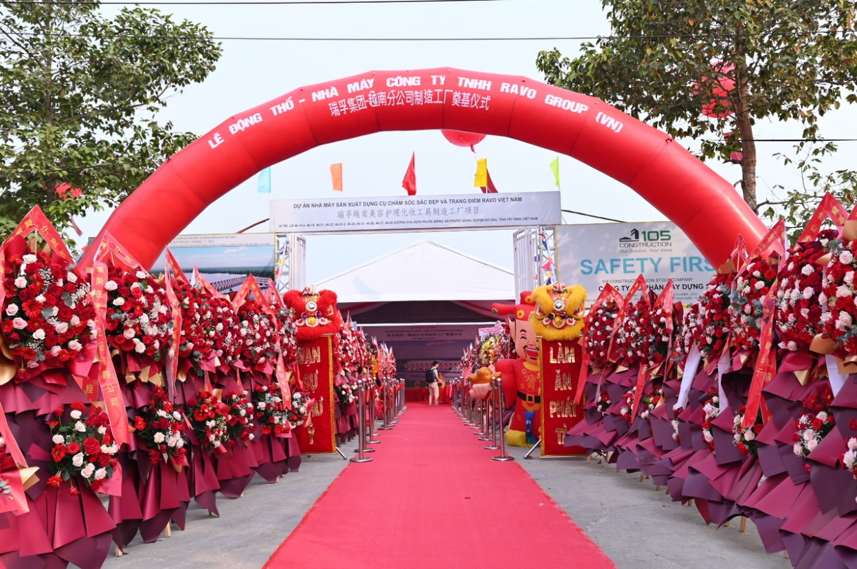  Động thổ dự án Ravo Việt Nam, Khu công nghiệp Phước Đông, tỉnh Tây Ninh