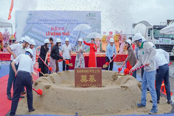 Động thổ dự án SanBang Việt Nam, Aurora IP, tỉnh Nam Định