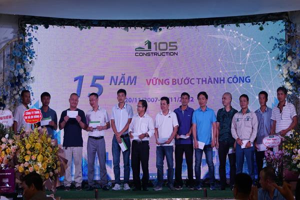 Kỷ niệm 15 năm thành lập Công ty Cổ phần Xây dựng 105 (20/11/2007 – 20/11/2022)