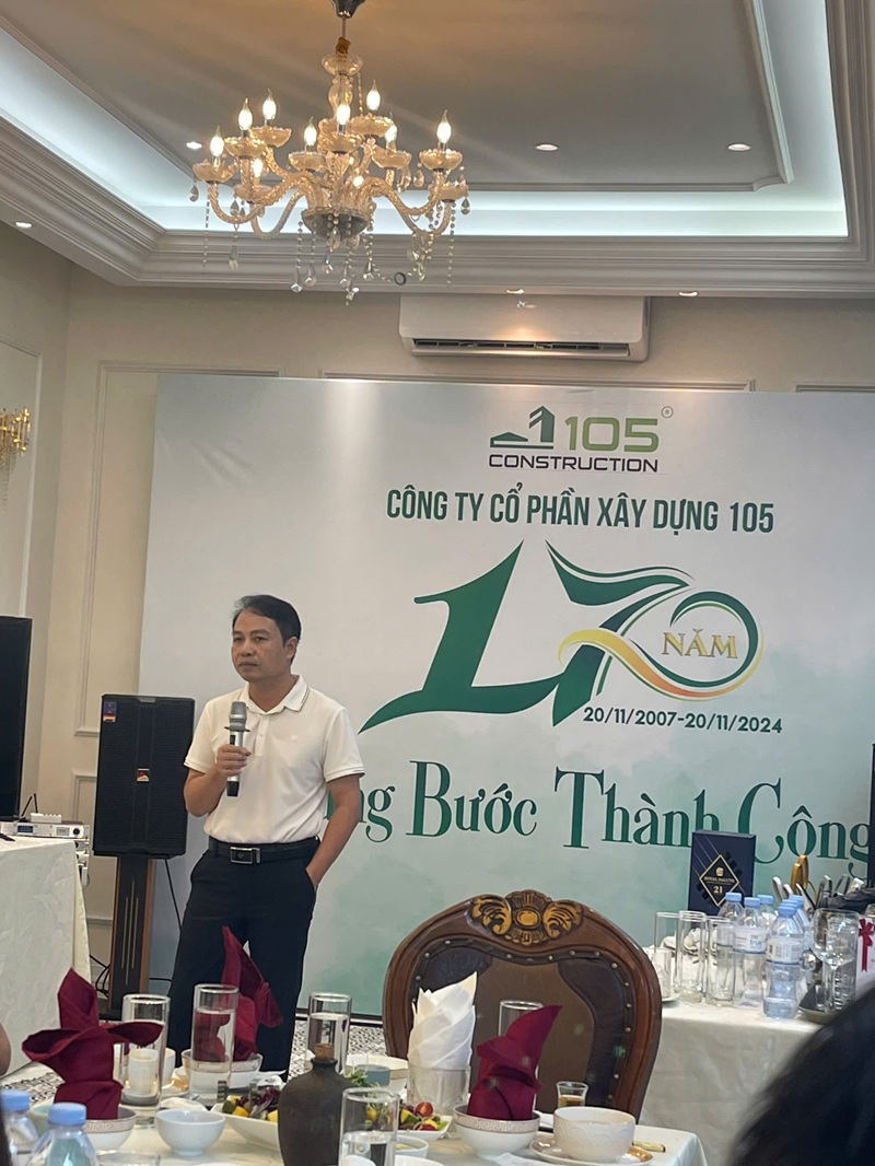 Kỷ niệm 17 năm thành lập Công ty Cổ phần Xây dựng 105
