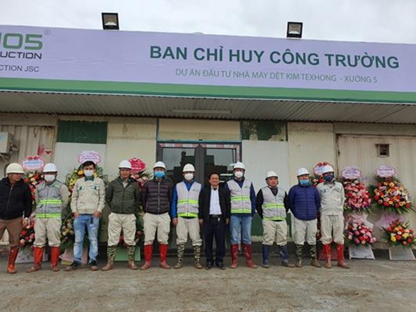 Lễ khởi công Nhà máy Dệt kim Texhong giai đoạn 5, KCN Hải Hà