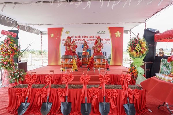 Lễ khởi công xây dựng Công ty TNHH Thiết bị Logistics Xinquang Việt Nam