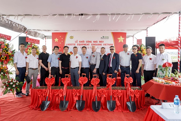 Lễ khởi công xây dựng Công ty TNHH Thiết bị Logistics Xinquang Việt Nam