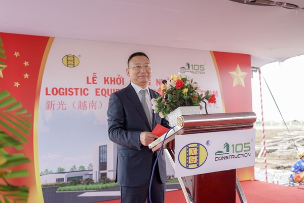 Lễ khởi công xây dựng Công ty TNHH Thiết bị Logistics Xinquang Việt Nam
