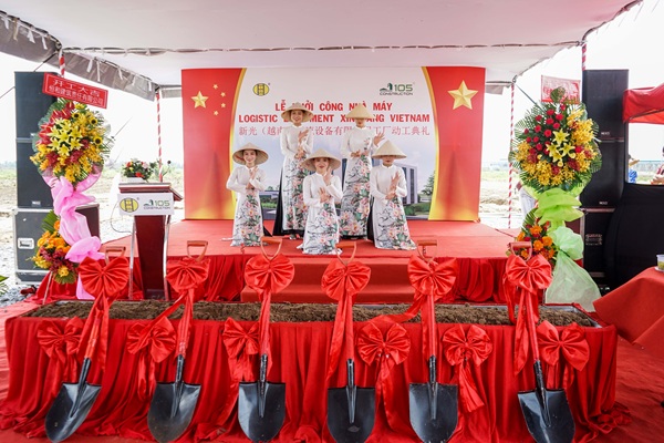 Lễ khởi công xây dựng Công ty TNHH Thiết bị Logistics Xinquang Việt Nam
