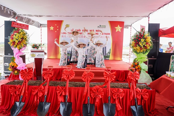 Lễ khởi công xây dựng Công ty TNHH Thiết bị Logistics Xinquang Việt Nam