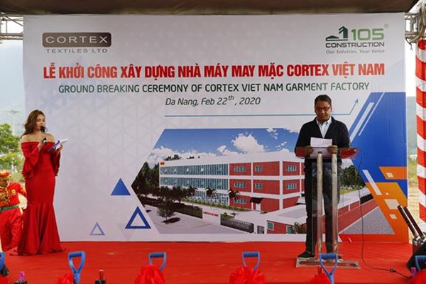 Lễ khởi công xây dựng Nhà máy Công ty TNHH May mặc Cortex Việt Nam, Khu công nghiệp Liên Chiểu