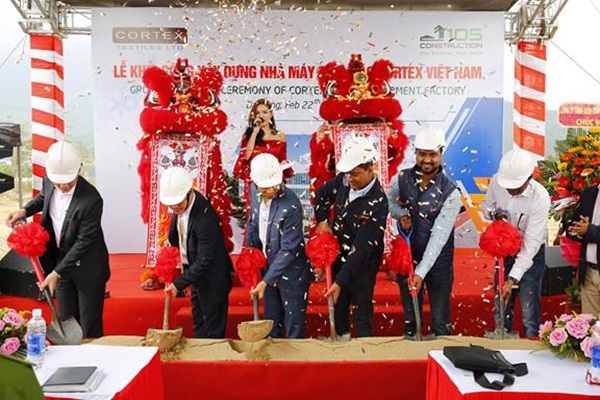 Lễ khởi công xây dựng Nhà máy Công ty TNHH May mặc Cortex Việt Nam, Khu công nghiệp Liên Chiểu