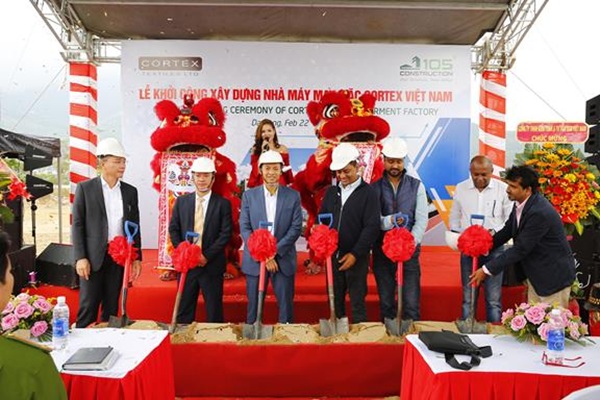 Lễ khởi công xây dựng Nhà máy Công ty TNHH May mặc Cortex Việt Nam, Khu công nghiệp Liên Chiểu