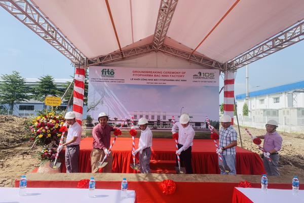Lễ khởi công xây dựng Nhà máy Fito Pharma, Khu công nghiệp VSIP, tỉnh Bắc Ninh