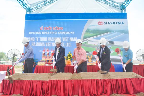 Lễ khởi công xây dựng Nhà máy Hashima Việt Nam tại KCN Đồng Văn II
