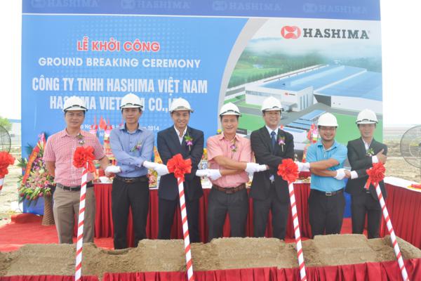 Lễ khởi công xây dựng Nhà máy Hashima Việt Nam tại KCN Đồng Văn II