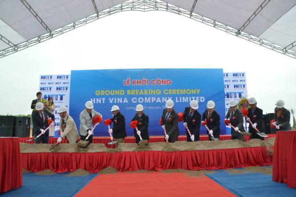 Lễ khởi công xây dựng Nhà máy HNT Vina tại KCN Lương Sơn, Hòa Bình