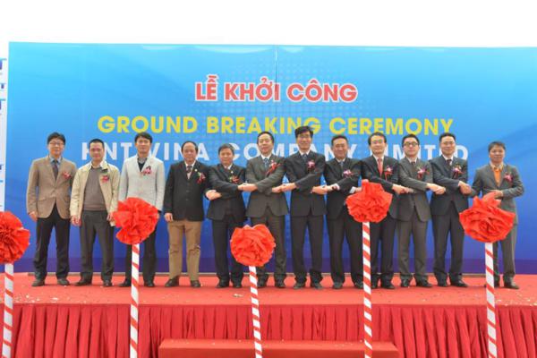 Lễ khởi công xây dựng Nhà máy HNT Vina tại KCN Lương Sơn, Hòa Bình