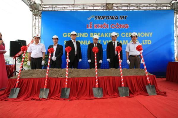 Lễ khởi công xây dựng nhà máy Sinfonia Việt Nam tại KCN Đồng Văn II, Hà Nam